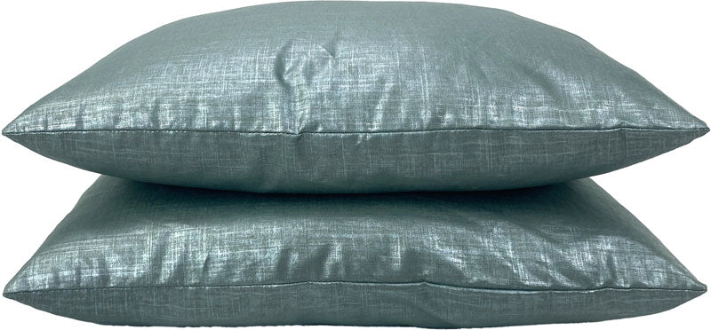 Metallic Linen throw pillows