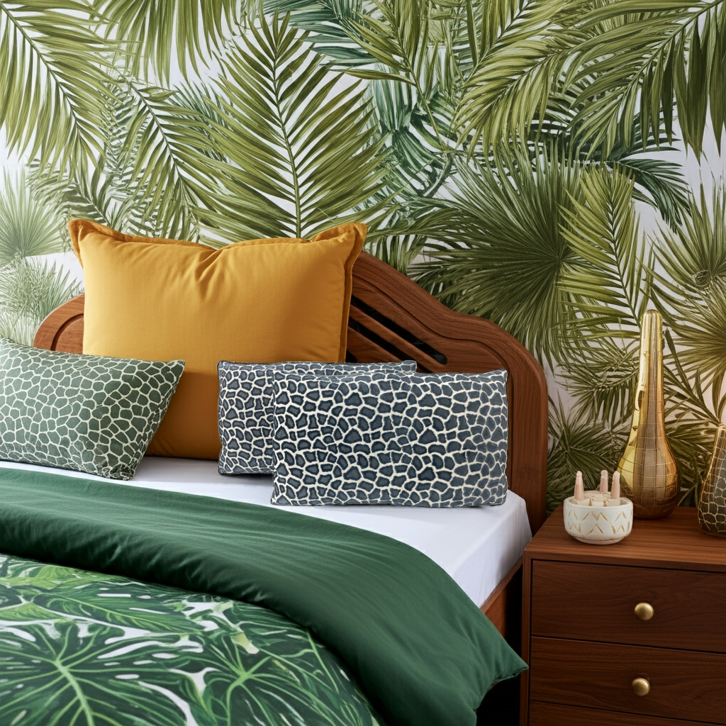 Designer Animal Print Throw Pillows in Deep Grays