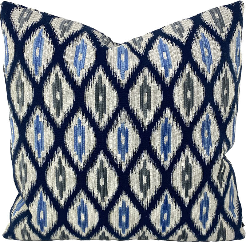 Thibaut Rajah Pillows in Navy