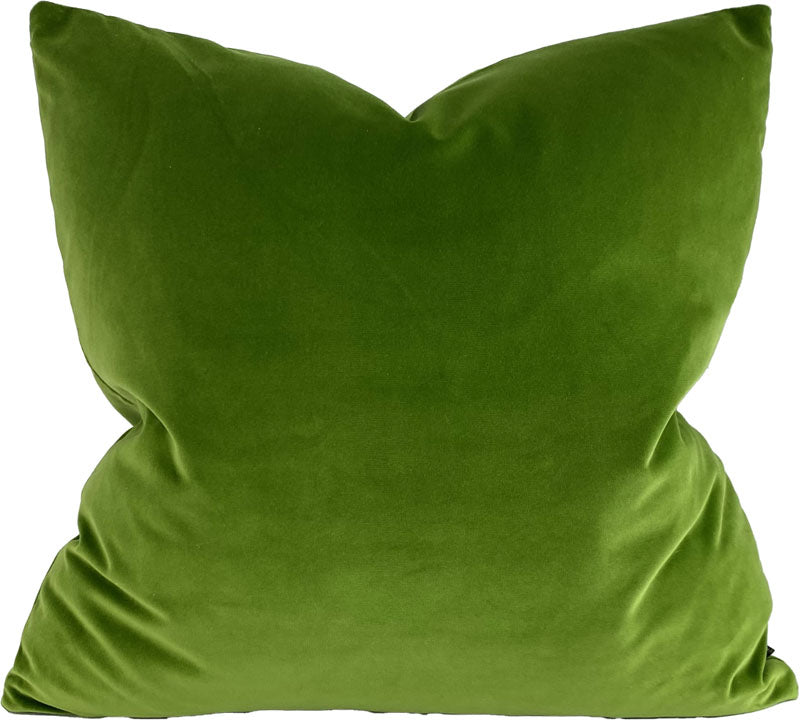 throw pillows in Spring Green Mohair