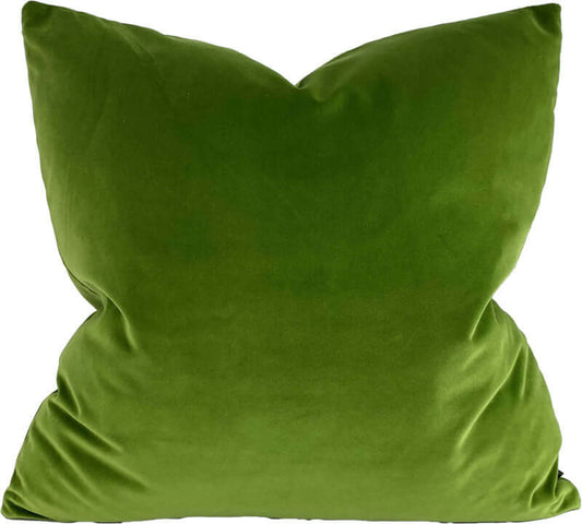 throw pillows in Spring Green Mohair