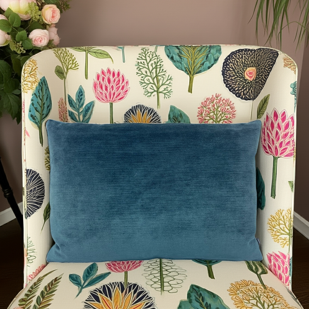 Decortex Elektra – Bermuda Velvet Throw Pillows