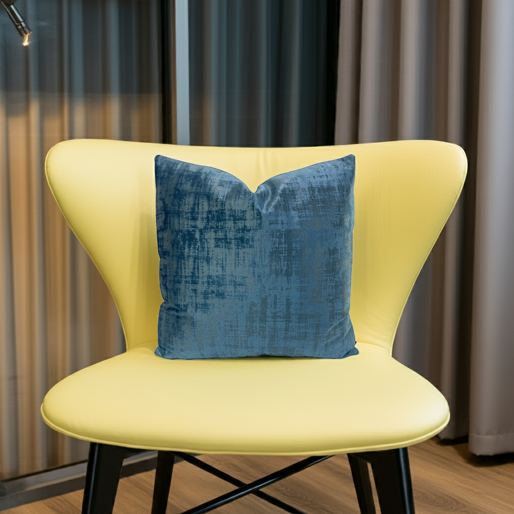 Zinc Blass Chenille Throw Pillows in Calypso