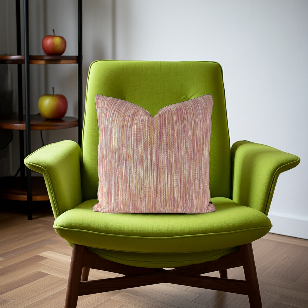 Shelly Throw Pillows in shades of Gold & Rose