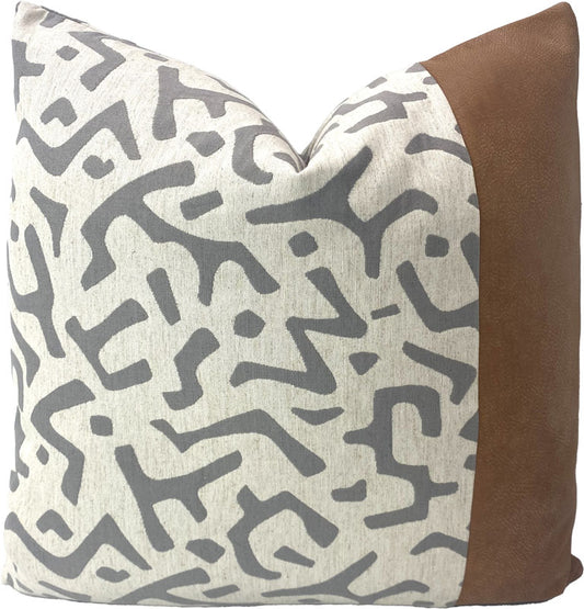 P/Kaufmann Nara & Italian Leather Pillows