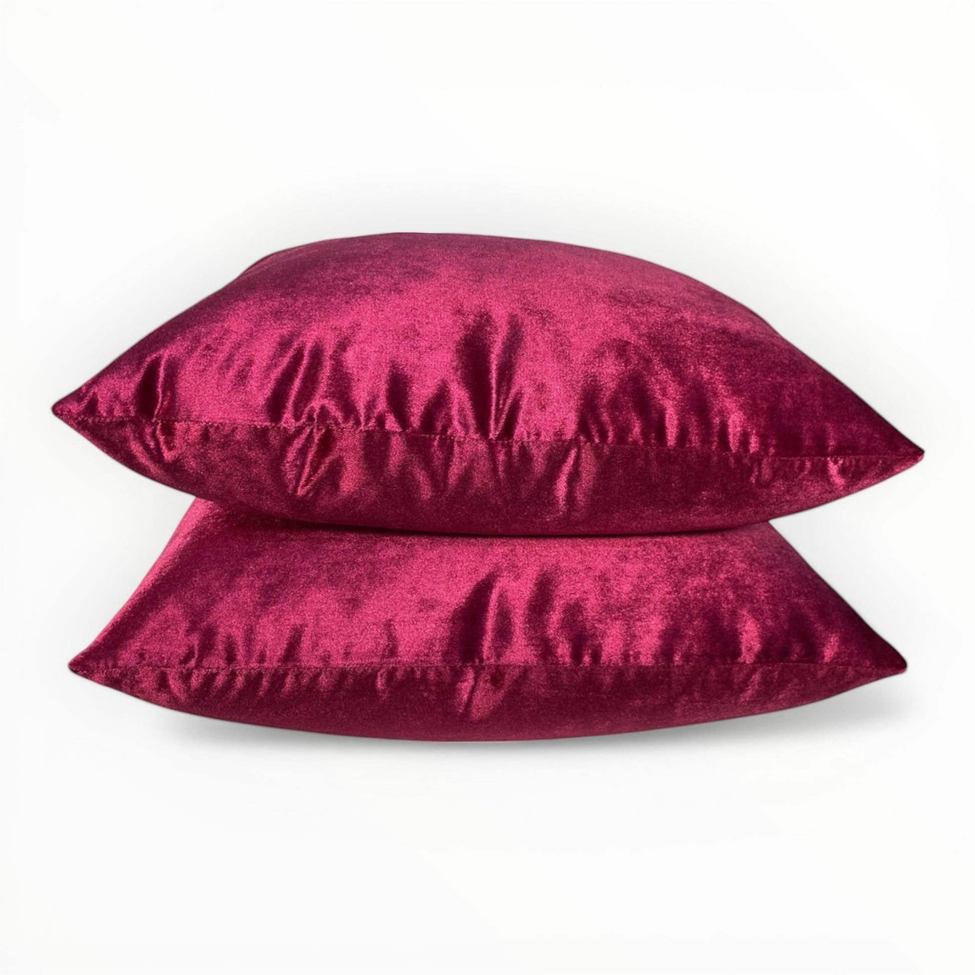 bold pink designer accent pillows