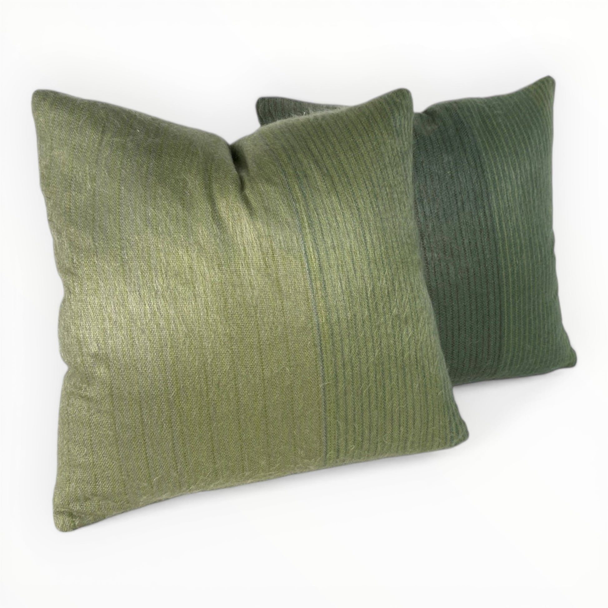 moss green cashmere throw pillow covers