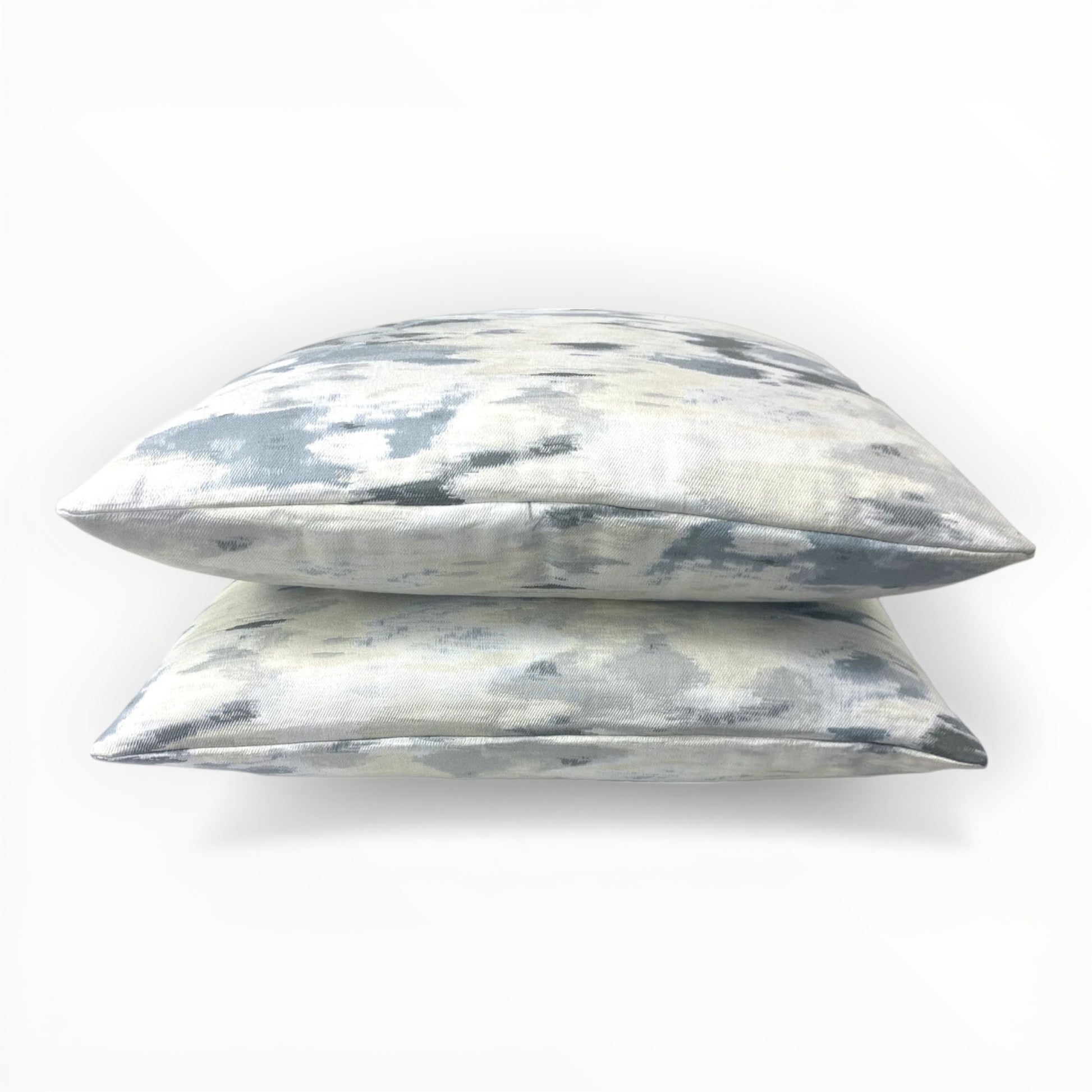 cloud pattern fabric detail showing soft blended tones and texture