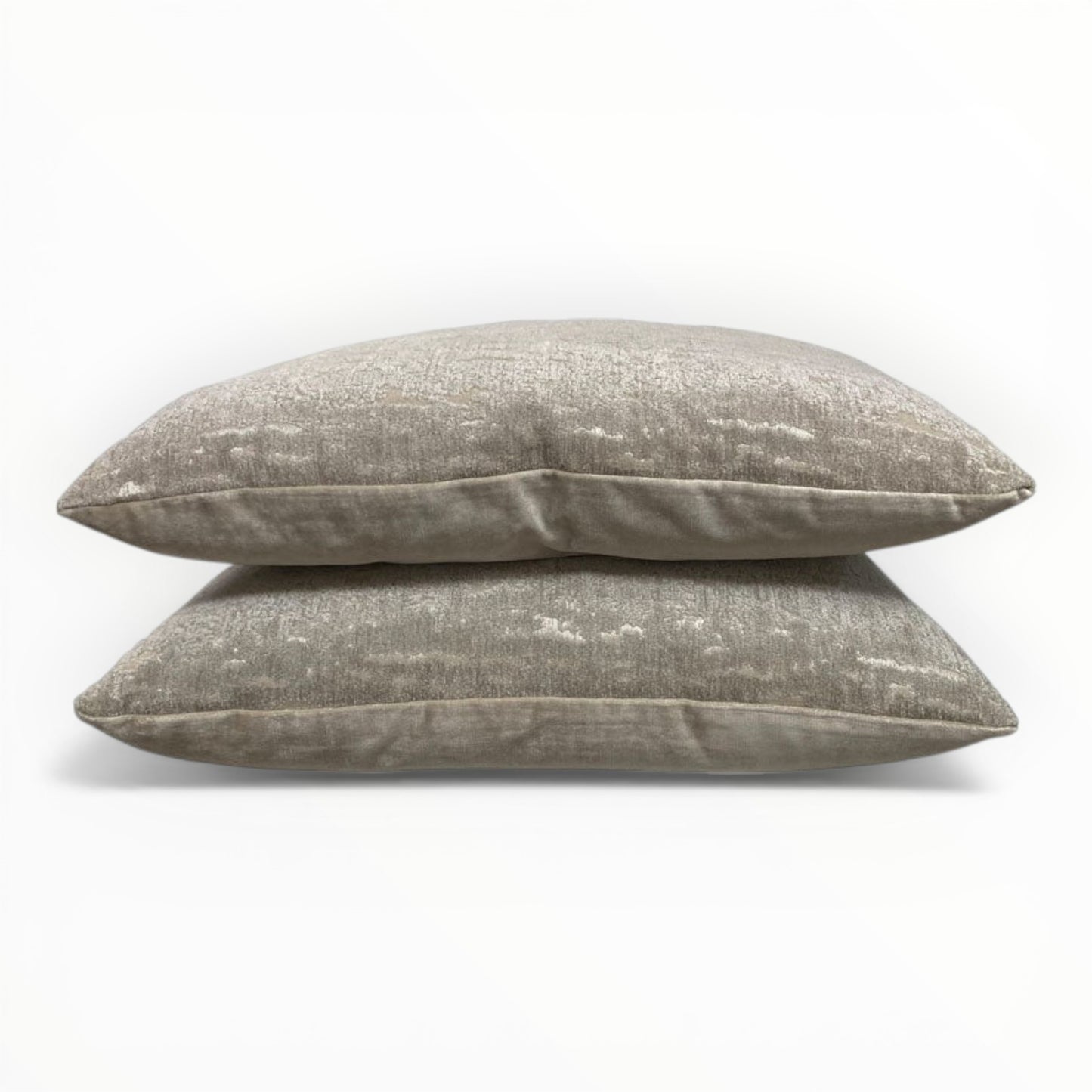 velvet fabric detail showing plush texture and subtle sheen in cloud tone