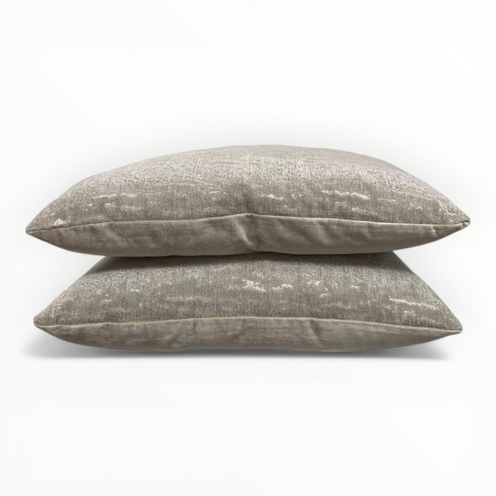 velvet fabric detail showing plush texture and subtle sheen in cloud tone