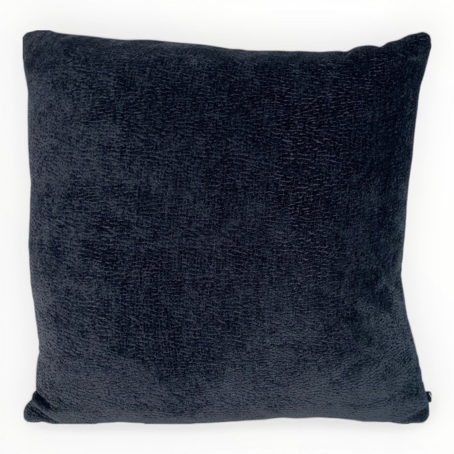 modern interior styled with black velvet pillow