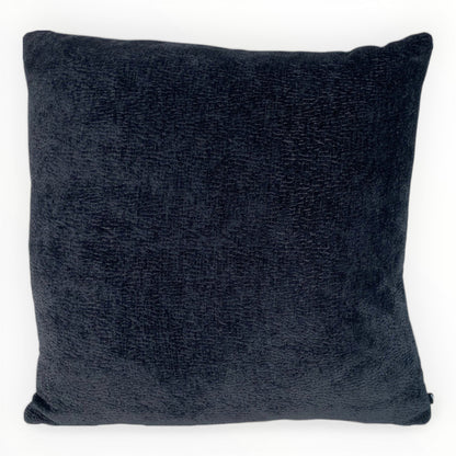 modern interior styled with black velvet pillow