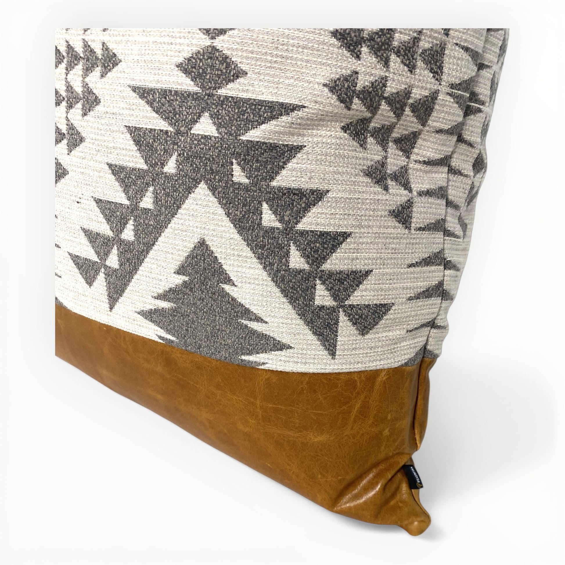 close up of diamond river fabric pattern in neutral tones