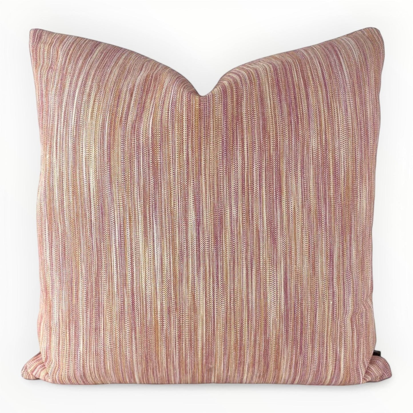 gold and rose woven throw pillow covers