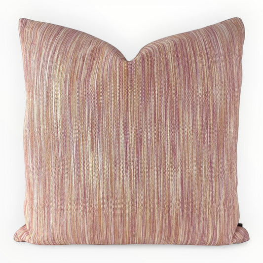 gold and rose woven throw pillow covers