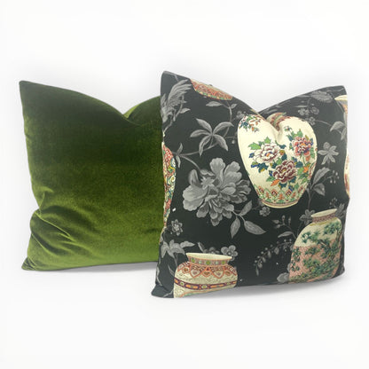 Imperial Garden pairs well with our Moss Green Velvet