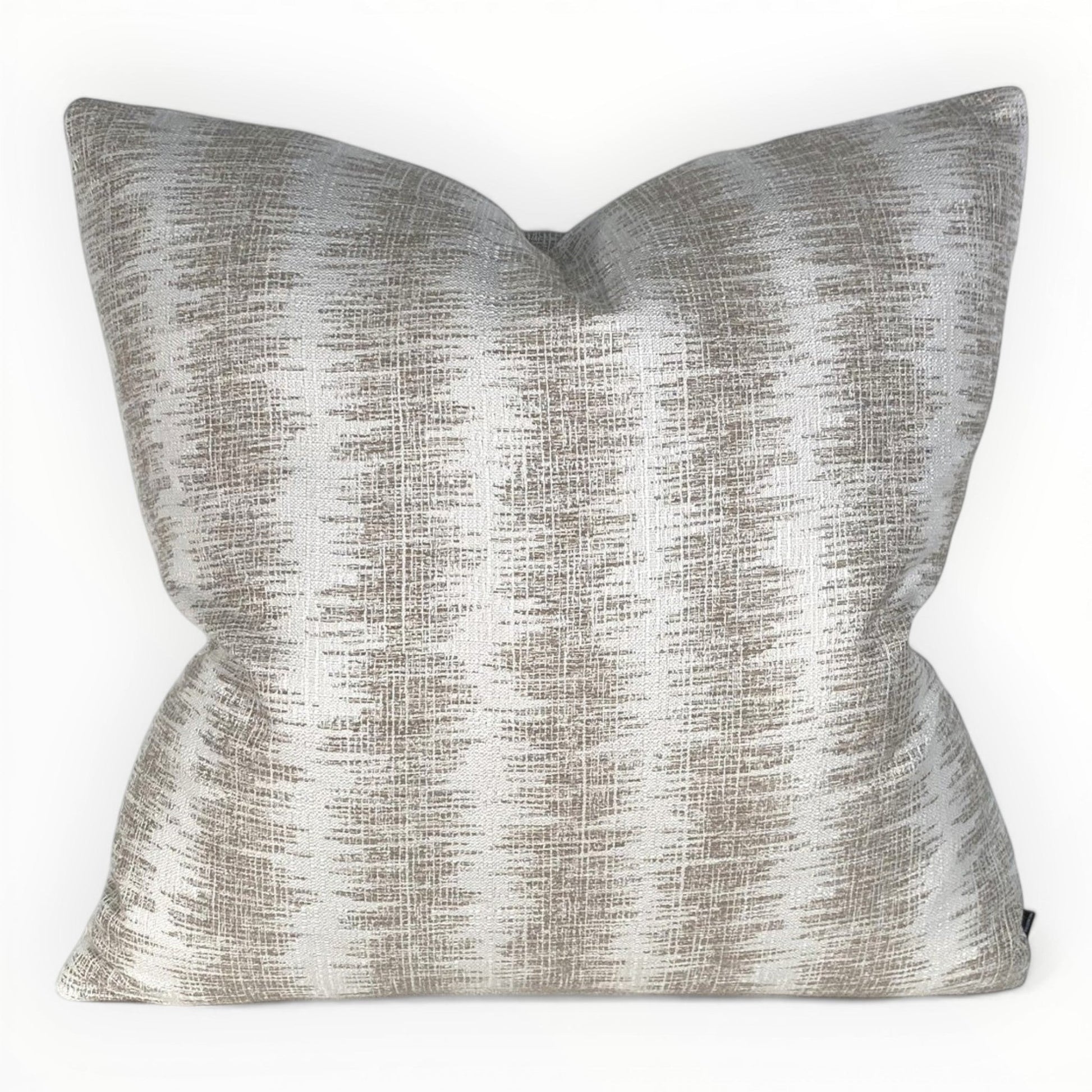 Kravet Couture Canyon Land pillow cover in taupe and ivory