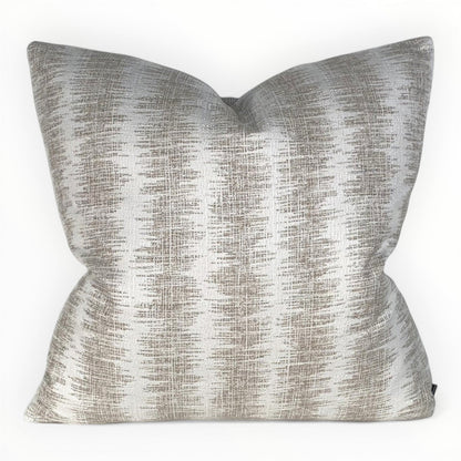 Kravet Couture Canyon Land pillow cover in taupe and ivory