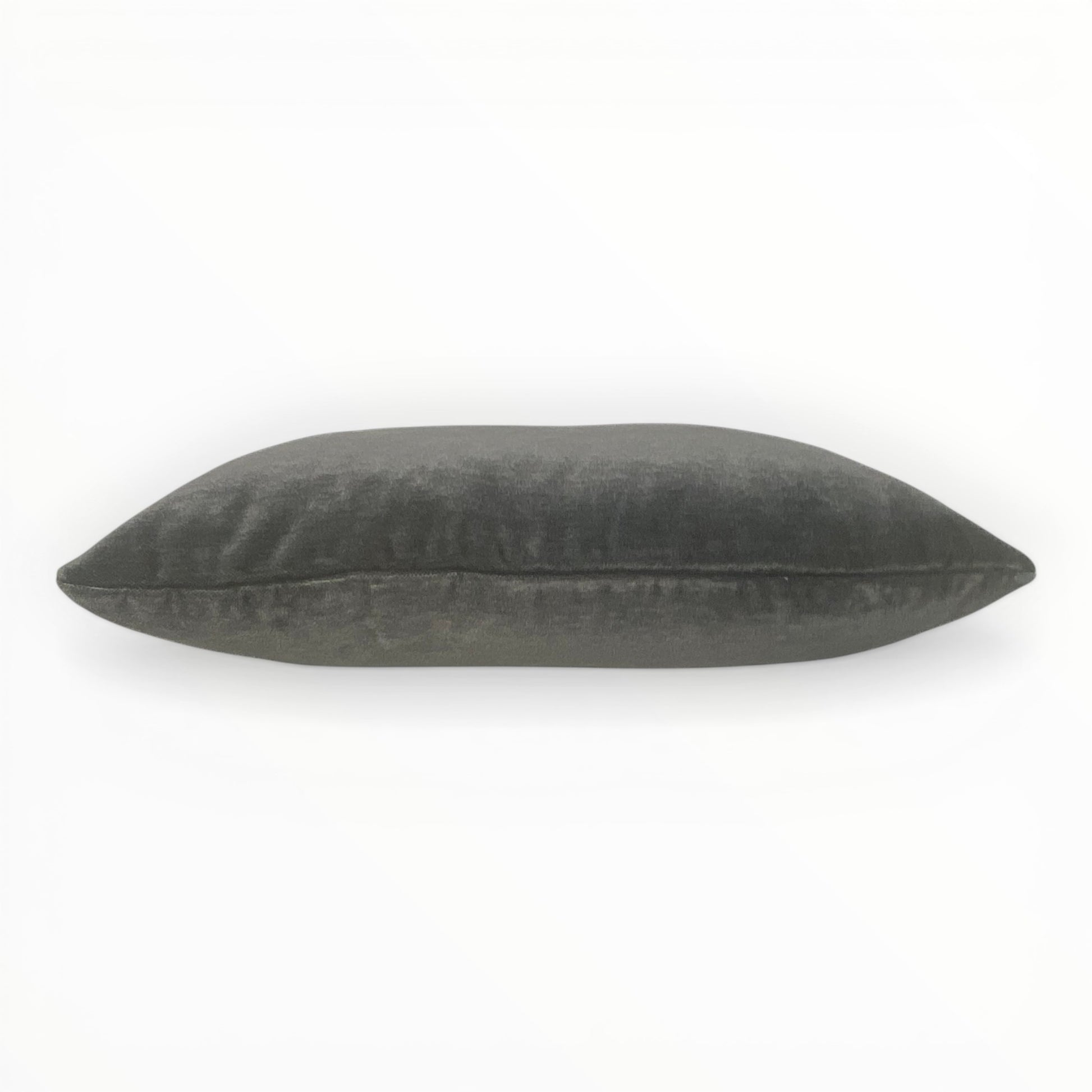 designer lumbar accent pillow in mohair velvet