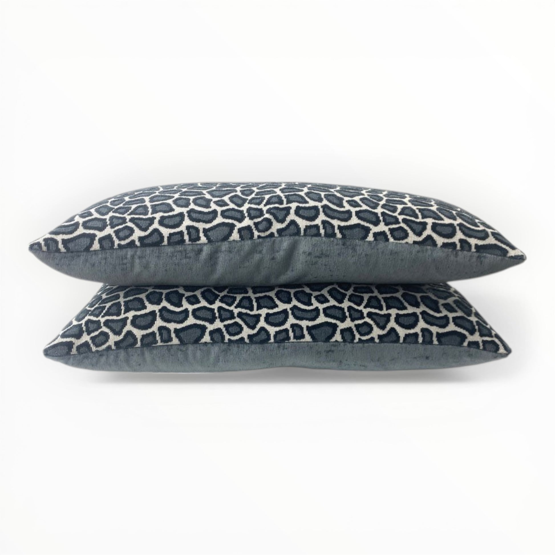 close up of textured animal print upholstery fabric