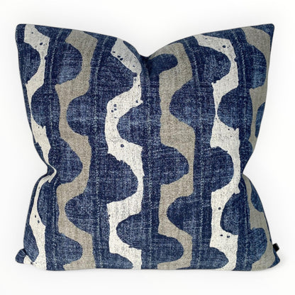 Robert Allen Lagan pillow cover in azure
