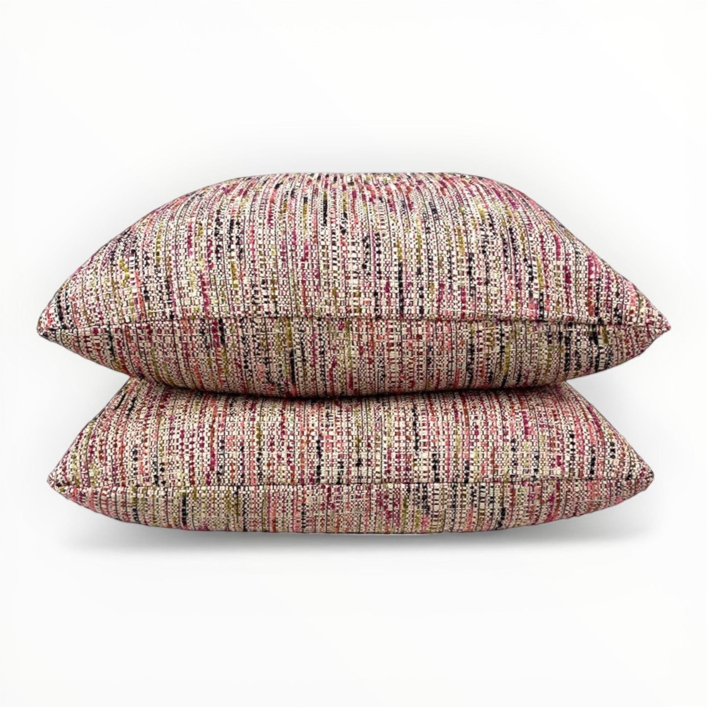 woven fabric detail showing multi-tone tweed texture