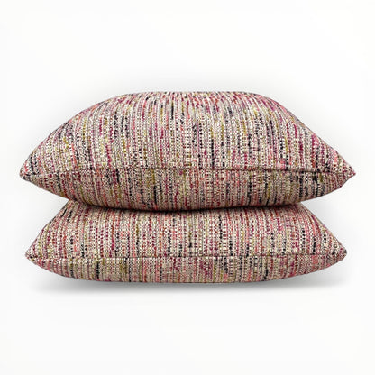 woven fabric detail showing multi-tone tweed texture