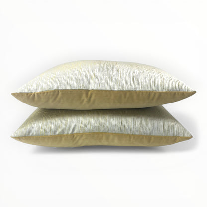 close up of woven upholstery fabric with light reflective texture